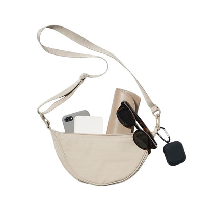 Uniqlo Unisex Round Ultra Mini Bag 32 Beige