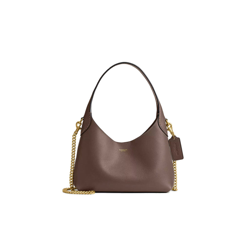 Coach Women's Brooklyn Shoulder Bag 23 Brass/Dark Stone