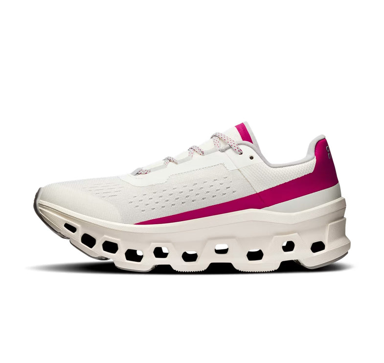 ON Women's Cloudmonster Ivory/Grenadine