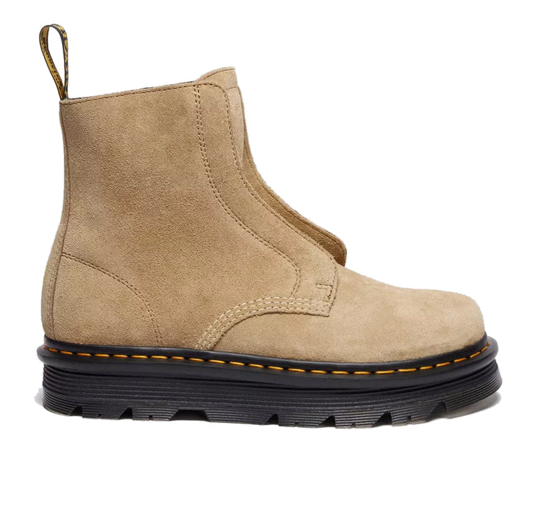 Dr. Martens Unisex Zebzag Laceless Tan/Suede