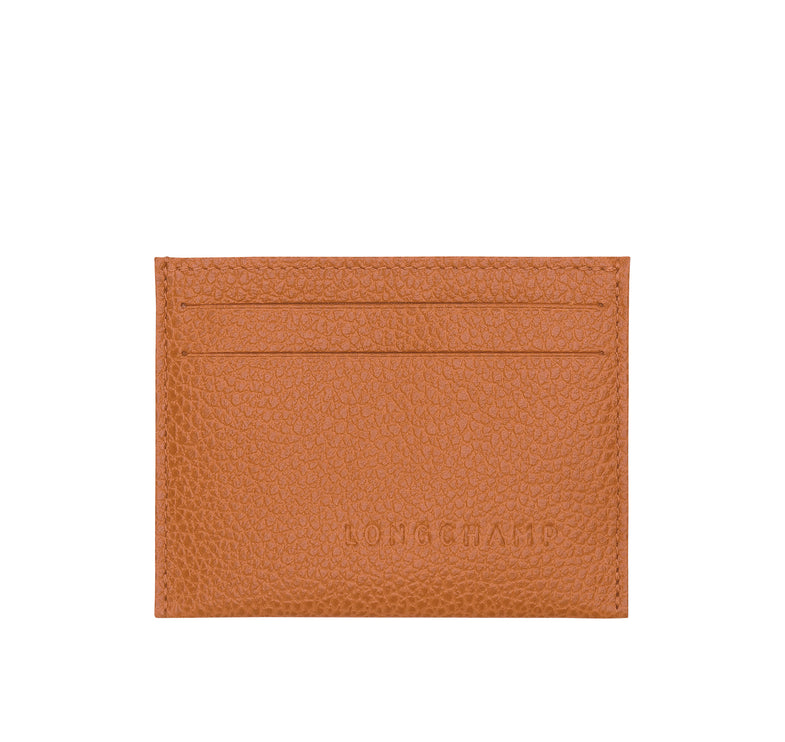 Longchamp Women's Le Foulonné Card Holder Amber