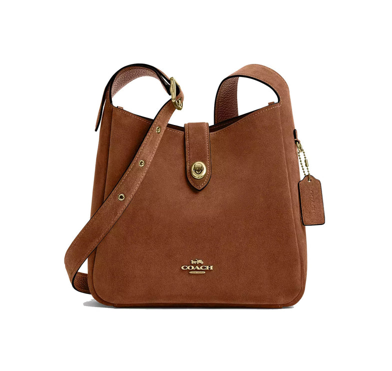 Coach Women's Hadley Convertible Crossbody Bag Gold/Sienna