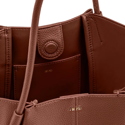 JW PEI Women's Nala Wide Tote Bag - Yellow Brown
