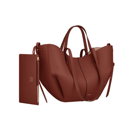Polène Women's Cyme Mini Edition Textured Red Clay