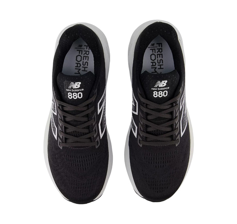New Balance Men's Fresh Foam X 880v15 Black with NB 103 White and Reflection M880B15