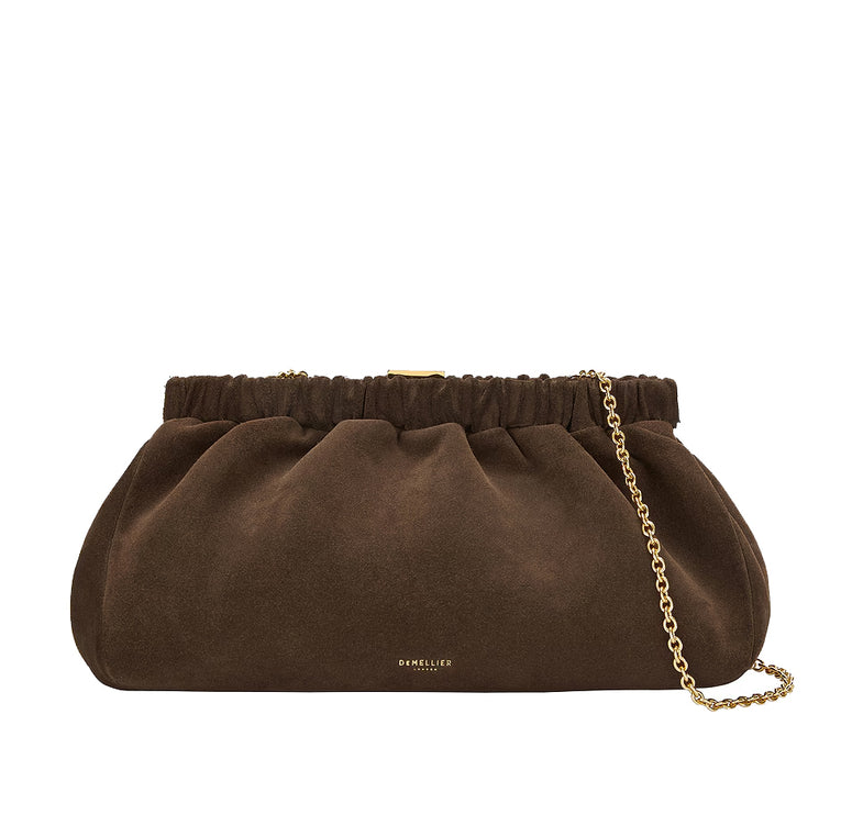 DeMellier London Women's The Miami Clutch Bag Brown Suede