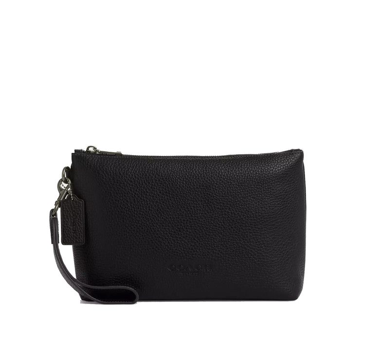 Coach Unisex Pouch Gunmetal/Black