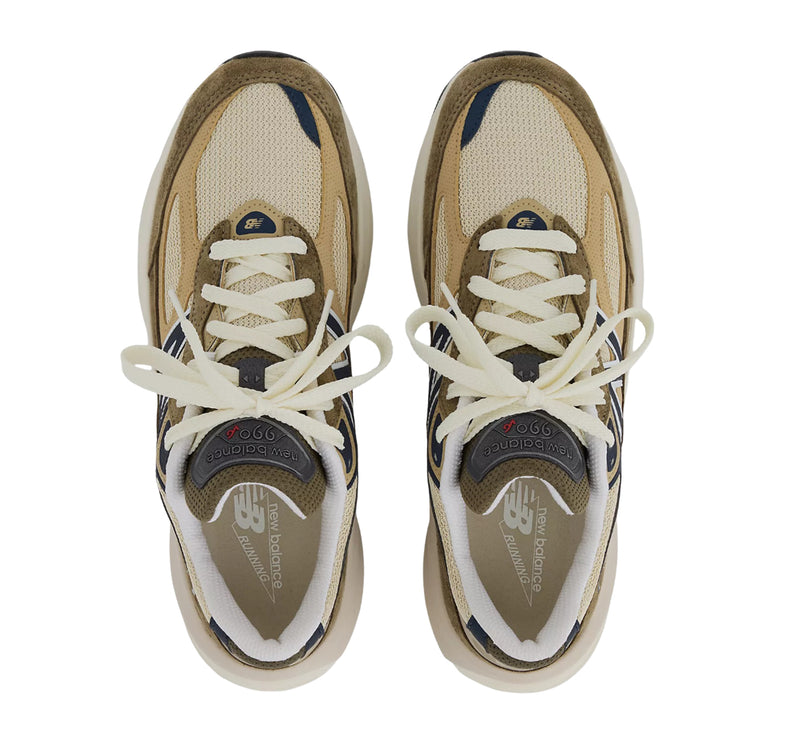 New Balance Unisex Made in USA 990v6 Dark Camo with Incense and Natural Indigo U990WO6