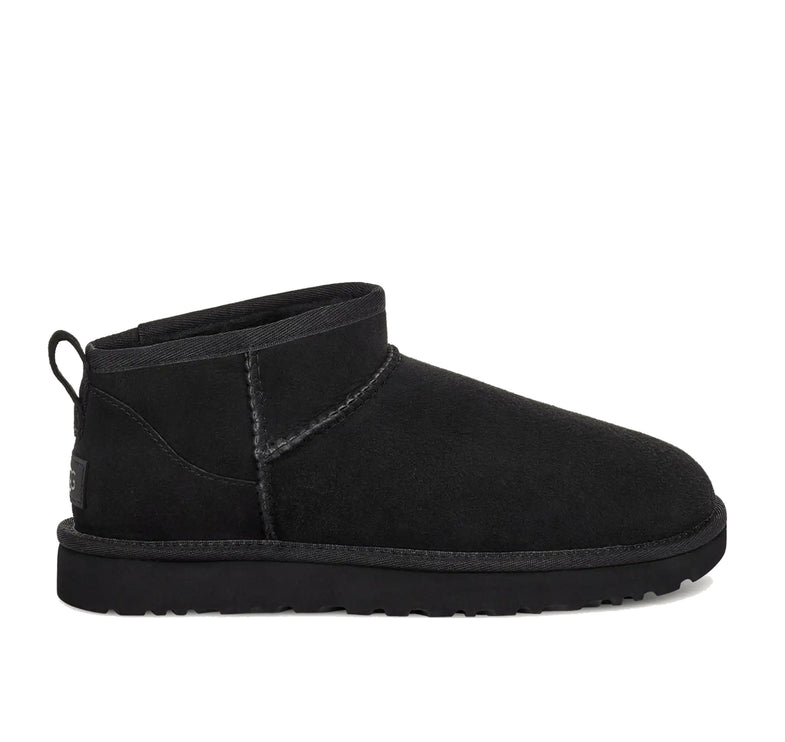 UGG Classic Ultra Mini kadın botu, siyah süet