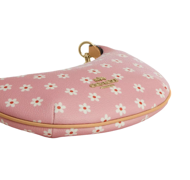 Coach Women's Mini Payton Bag With Floral Print Gold/Pink Multi