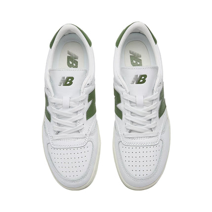 New Balance T500 White with Dark Alpine Green CT500CLC