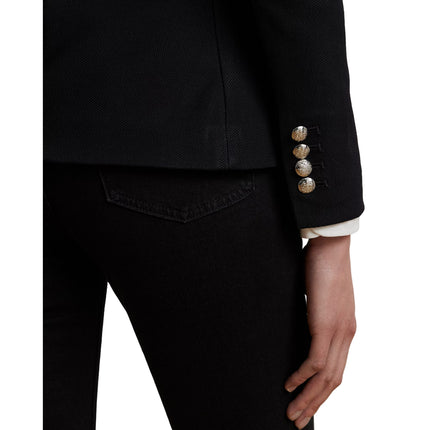 Polo Ralph Lauren Women's Bullion Jacquard Blazer Polo Black