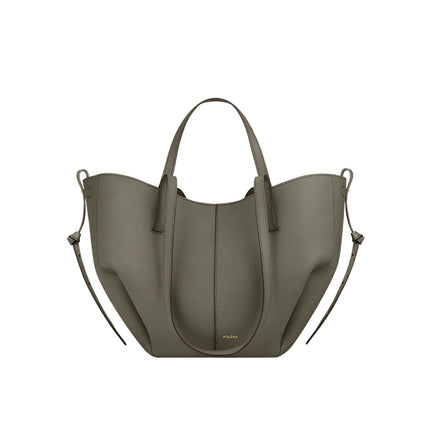 Polène Women's Cyme Mini Edition Textured Smoky Green