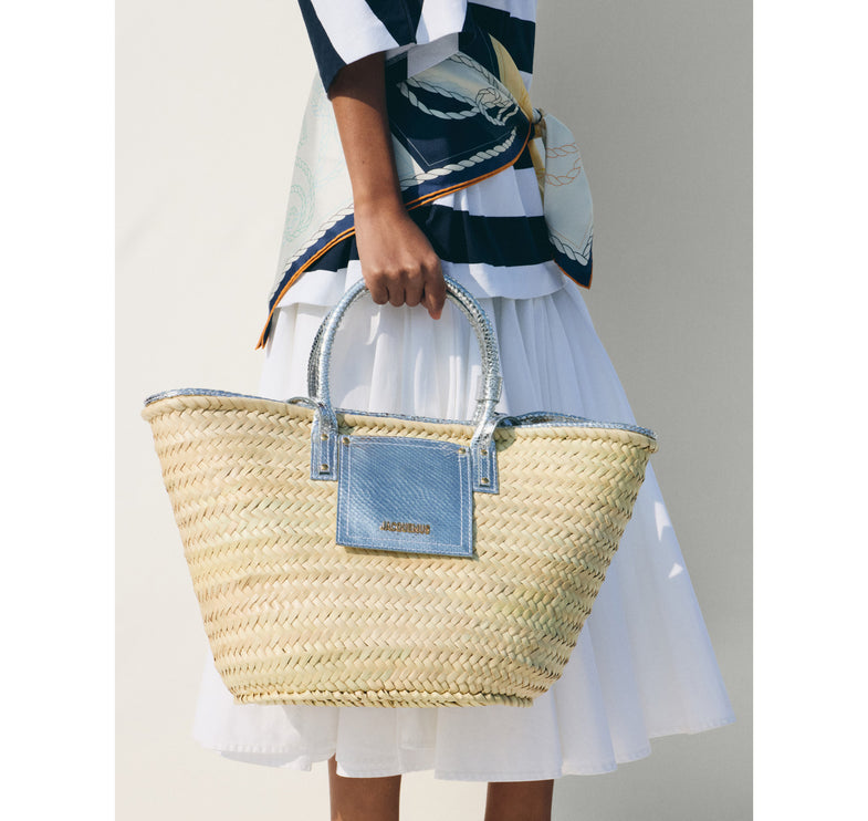 Jacquemus Women's The Soli Basket Silver