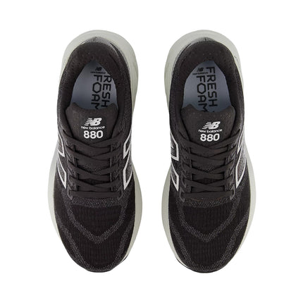 New Balance Women's Fresh Foam X 880v15 Black Cement with Sea Salt and Silver Metallic W880H15