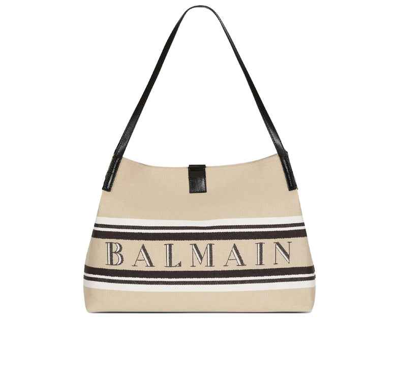 Balmain Women's Medium Release Shopper Bag Beige