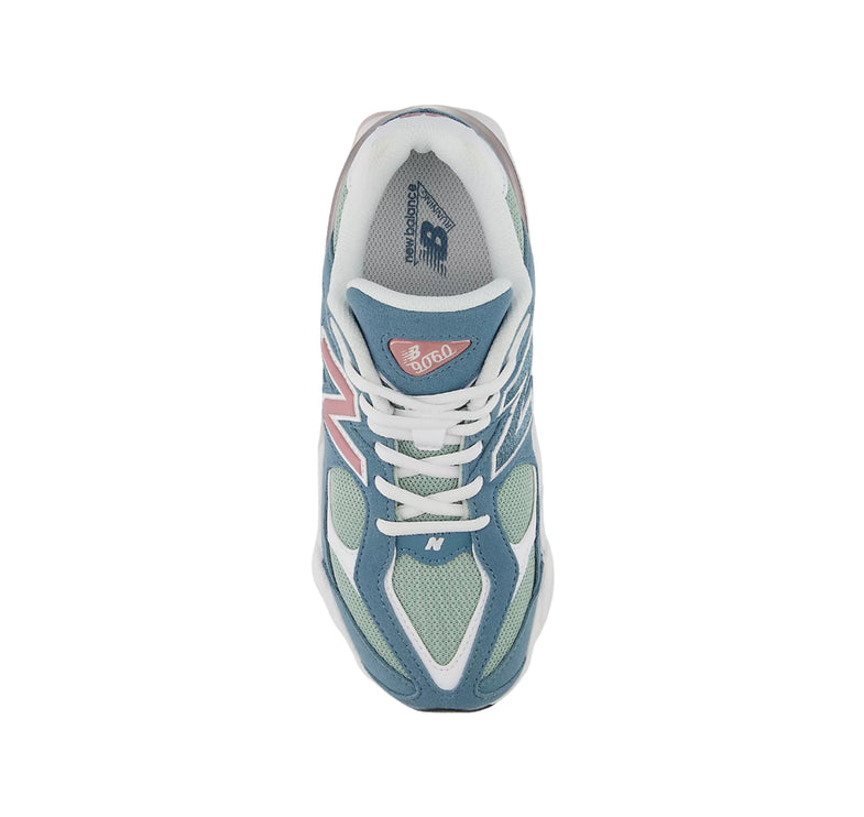 New Balance Grade School 9060 Salt Water with Rosewood G90601XW