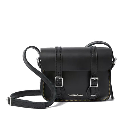 Dr. Martens 7 Inch Leather Crossbody Bag Black