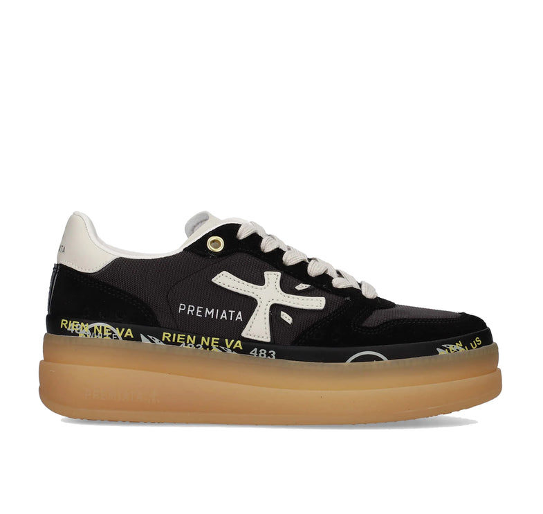 Premiata Women's Micol Sneakers Black 8193