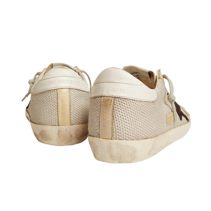 Golden Goose Women's Super Star in Leather with Black Star