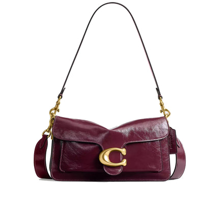 Coach Women's Tabby Shoulder Bag 26 Brass/Dark Cherry