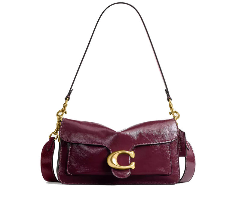 Coach Women's Tabby Shoulder Bag 26 Brass/Dark Cherry