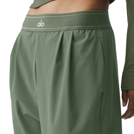 alo Women's Suit Up Trouser (Regular) Bamboo Green