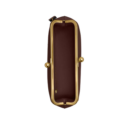 Coach Women's Kisslock Frame Bag 30 Brass/Maple