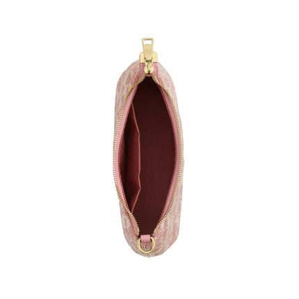 Coach Women's Teri Shoulder Bag In Signature Satin Gold/Pink