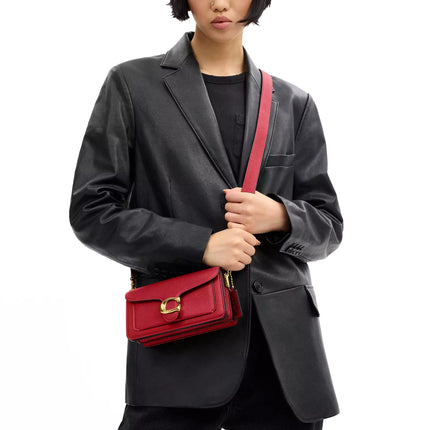 Coach Women's Tabby Shoulder Bag 20 Brass/Poppy