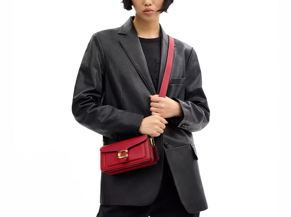 Coach Women's Tabby Shoulder Bag 20 Brass/Poppy