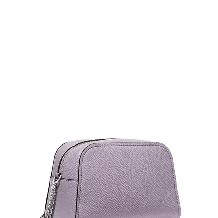 Michael Kors Women's Ashton Extra-Small Camera Crossbody Bag Lilac/Silver