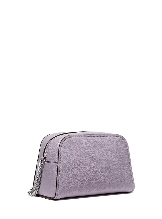 Michael Kors Women's Ashton Extra-Small Camera Crossbody Bag Lilac/Silver