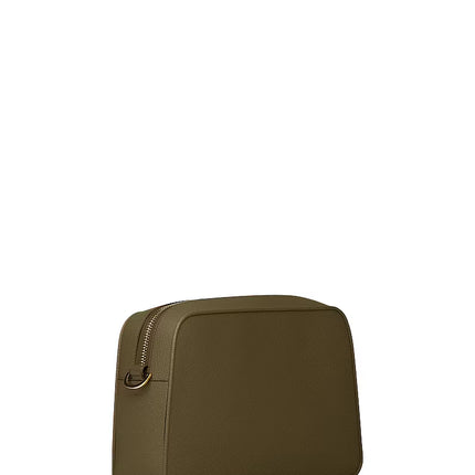 Michael Kors Women's Jet Set Small Leather Camera Crossbody Bag Loden