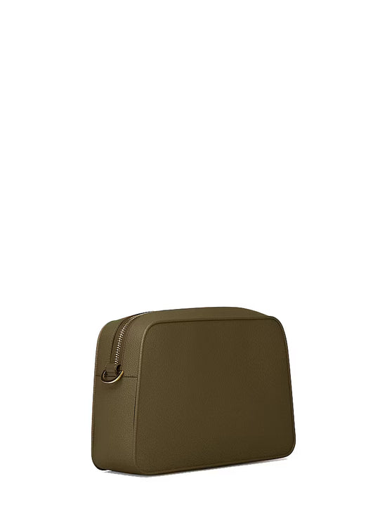 Michael Kors Women's Jet Set Small Leather Camera Crossbody Bag Loden