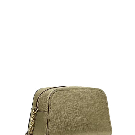 Michael Kors Women's Ashton Extra-Small Camera Crossbody Bag Oregano/Gold