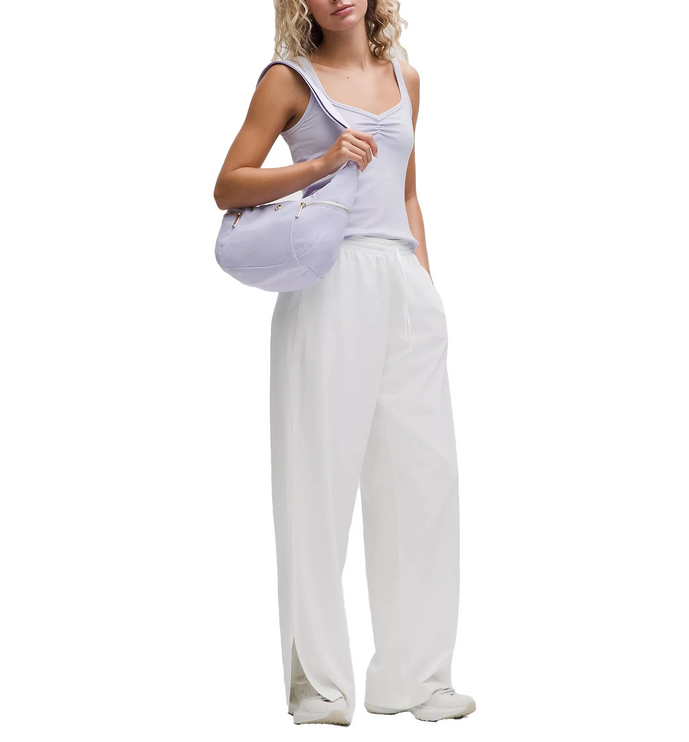 lululemon Unisex Slouchy Sling Bag 6L Metal Hardware Serene Blue