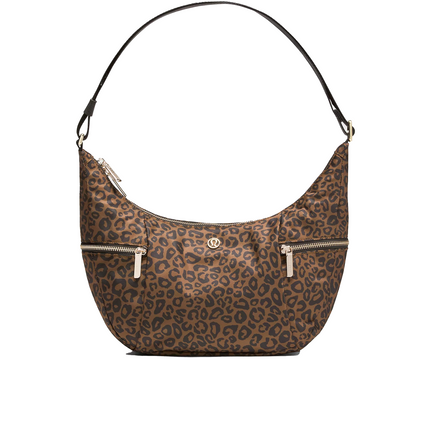 lululemon Unisex Slouchy Sling Bag 6L Metal Hardware Leopardo Shift Desert Khaki Multi