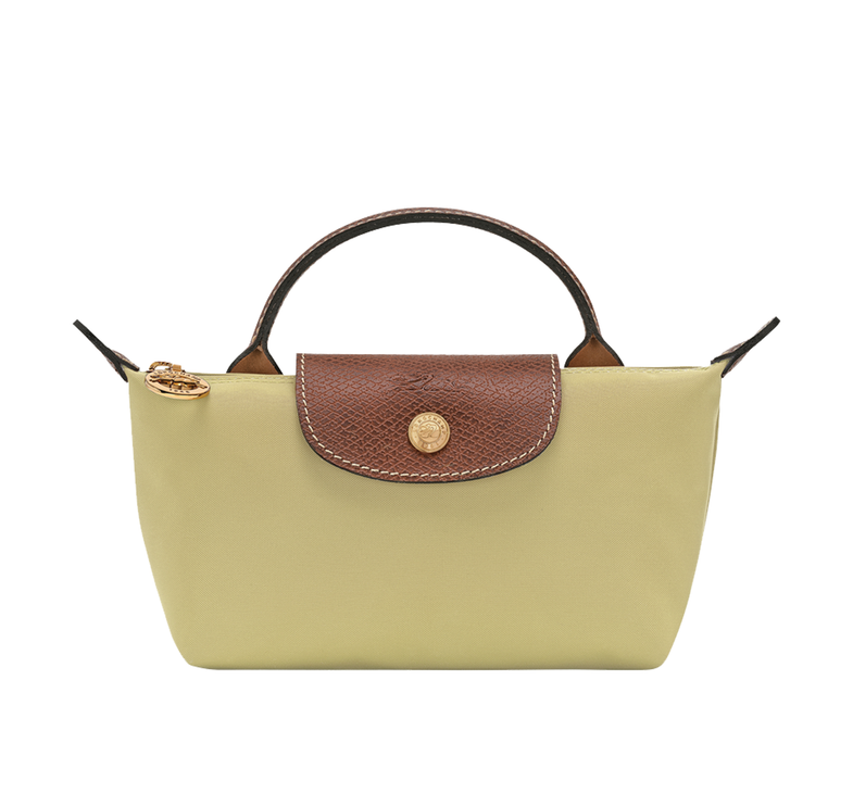 Longchamp Women's Le Pliage Original Pouch With Handle Pistachio