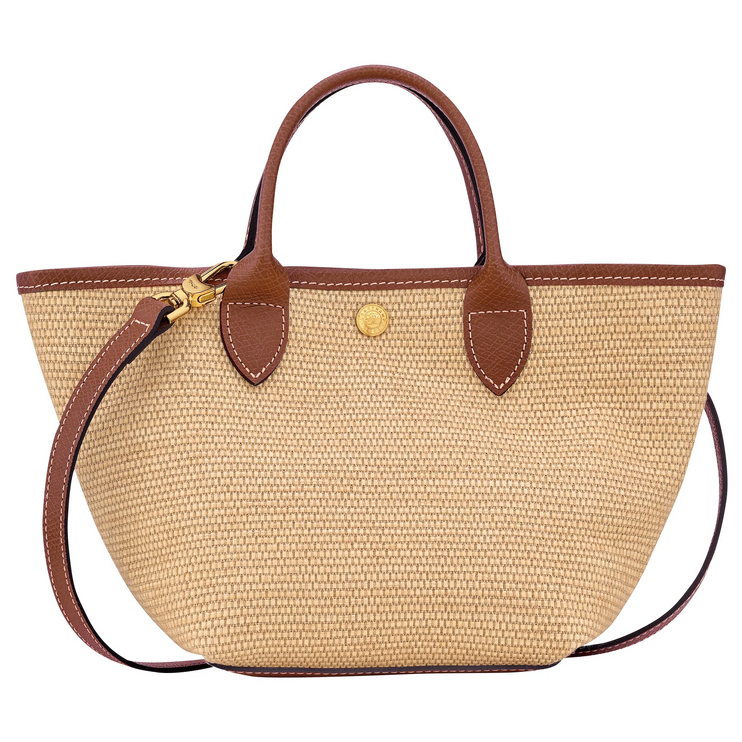 Longchamp Women's Le Pliage Collection XS Basket Bag Brown - Canvas