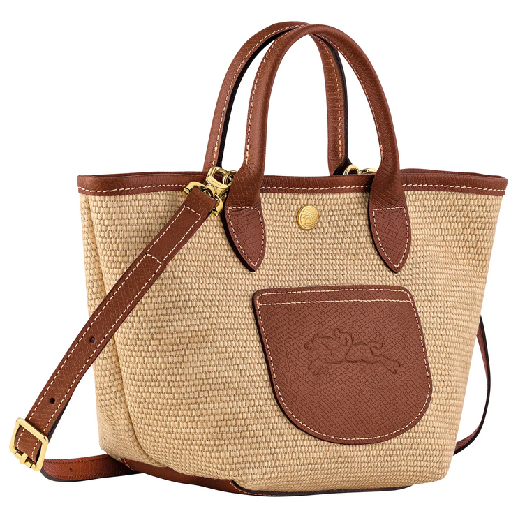 Longchamp Women's Le Pliage Collection XS Basket Bag Brown - Canvas