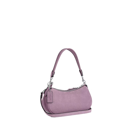 Coach Women's Ashton Bag Suede/Silver/Light Violet