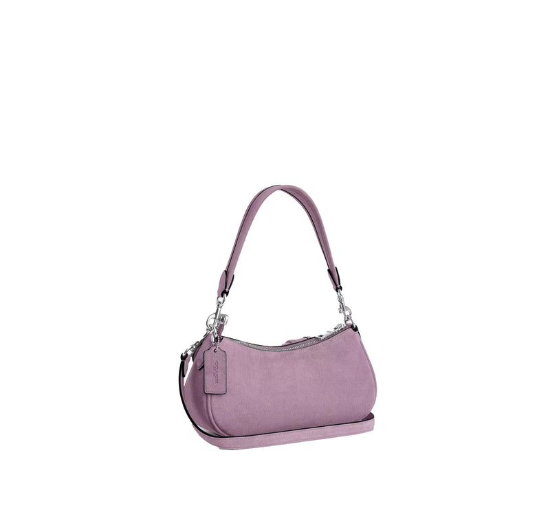 Coach Women's Ashton Bag Suede/Silver/Light Violet