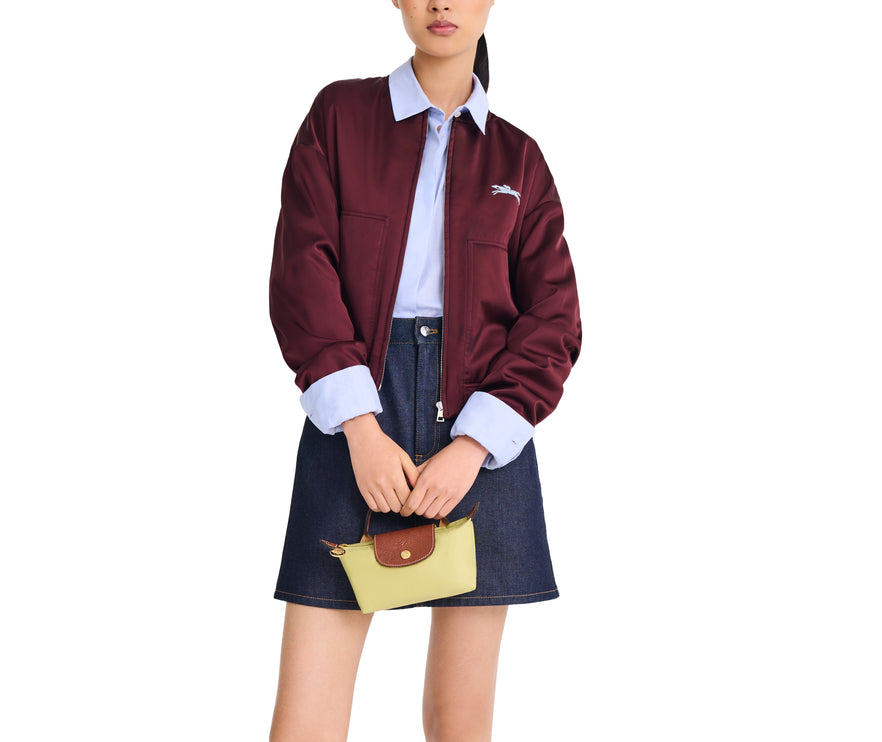 Longchamp Women's Le Pliage Original Pouch With Handle Pistachio