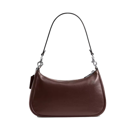 Coach Women's Soft Teri Shoulder Bag Silver/Maple