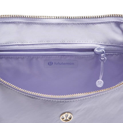 lululemon Unisex Slouchy Sling Bag 6L Metal Hardware Serene Blue