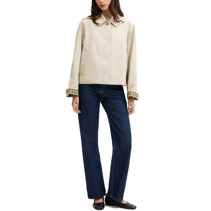 COACH Women's Swing Trench Coat Khaki