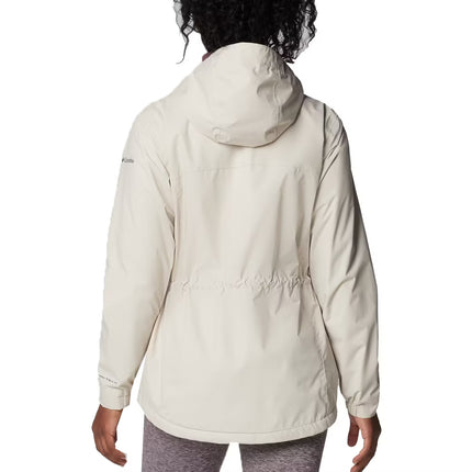 Columbia Women's Sweet Creek II Lined Rain Jacket Dark Stone