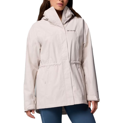 Columbia Women's Hikebound II Long Rain Jacket Dark Stone