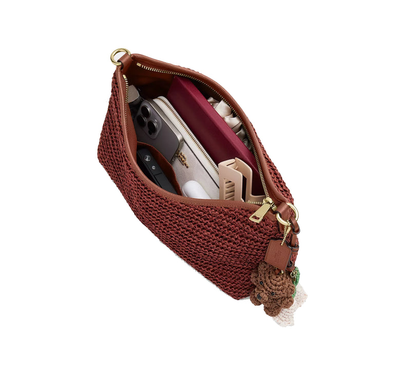 Coach Women's Laurel Shoulder Bag With Charms Gold/Russet